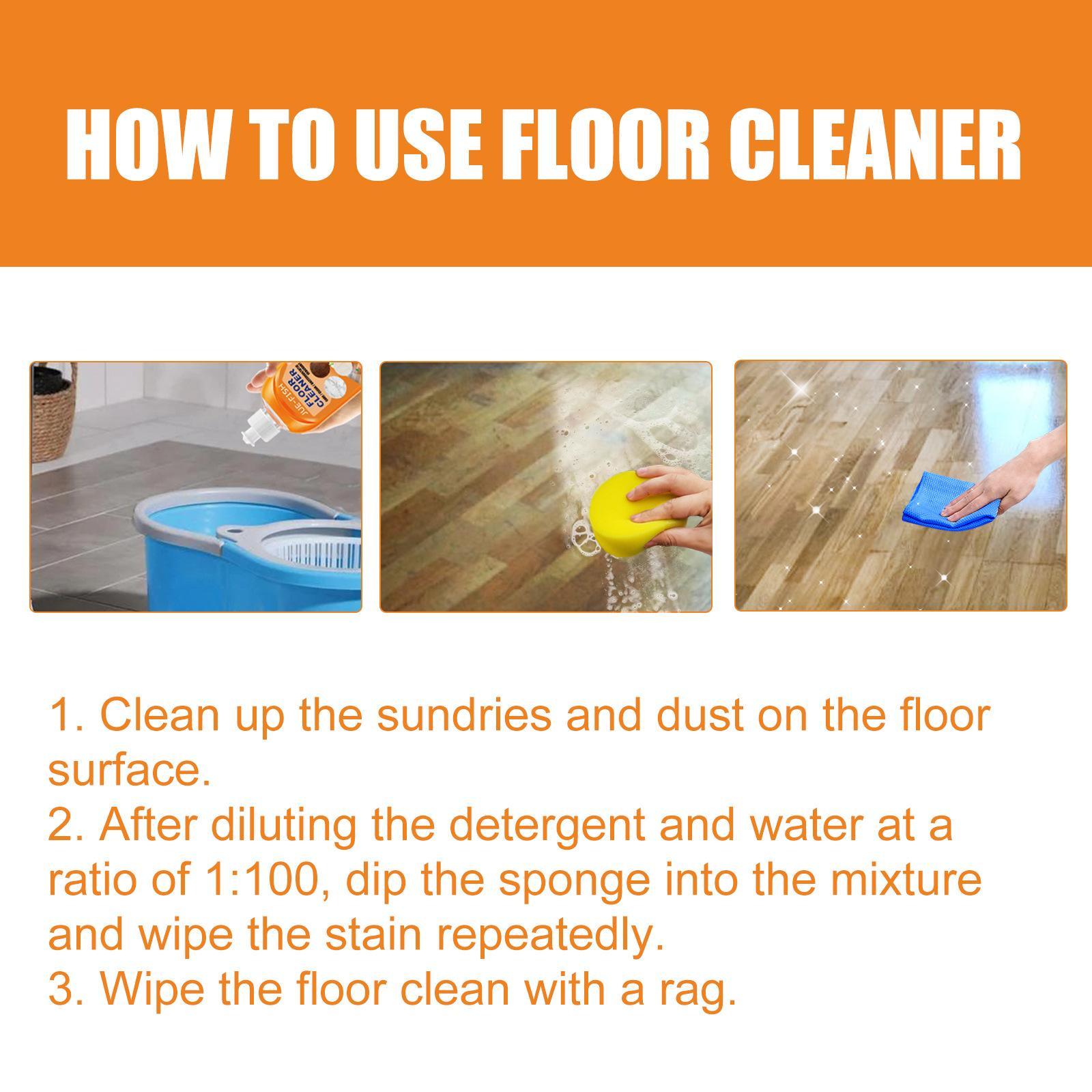 Jueyu Floor Cleaner, Decontamination And Cleaning Wood Floor Cleaning, Polishing And Brightening Tile Cleaner - Image 6