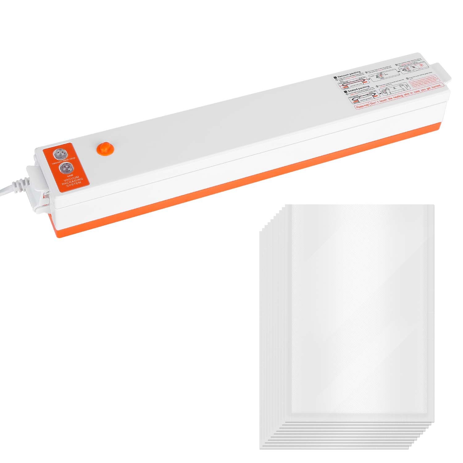 Electric Vacuum Sealer Machine Household Automatic Food Vacuum Sealer Quick Sealing System Machine For Food Dry Moist Food - Image 9