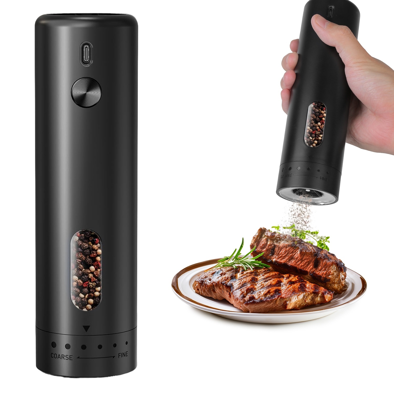 Electric Pepper Grinder USB