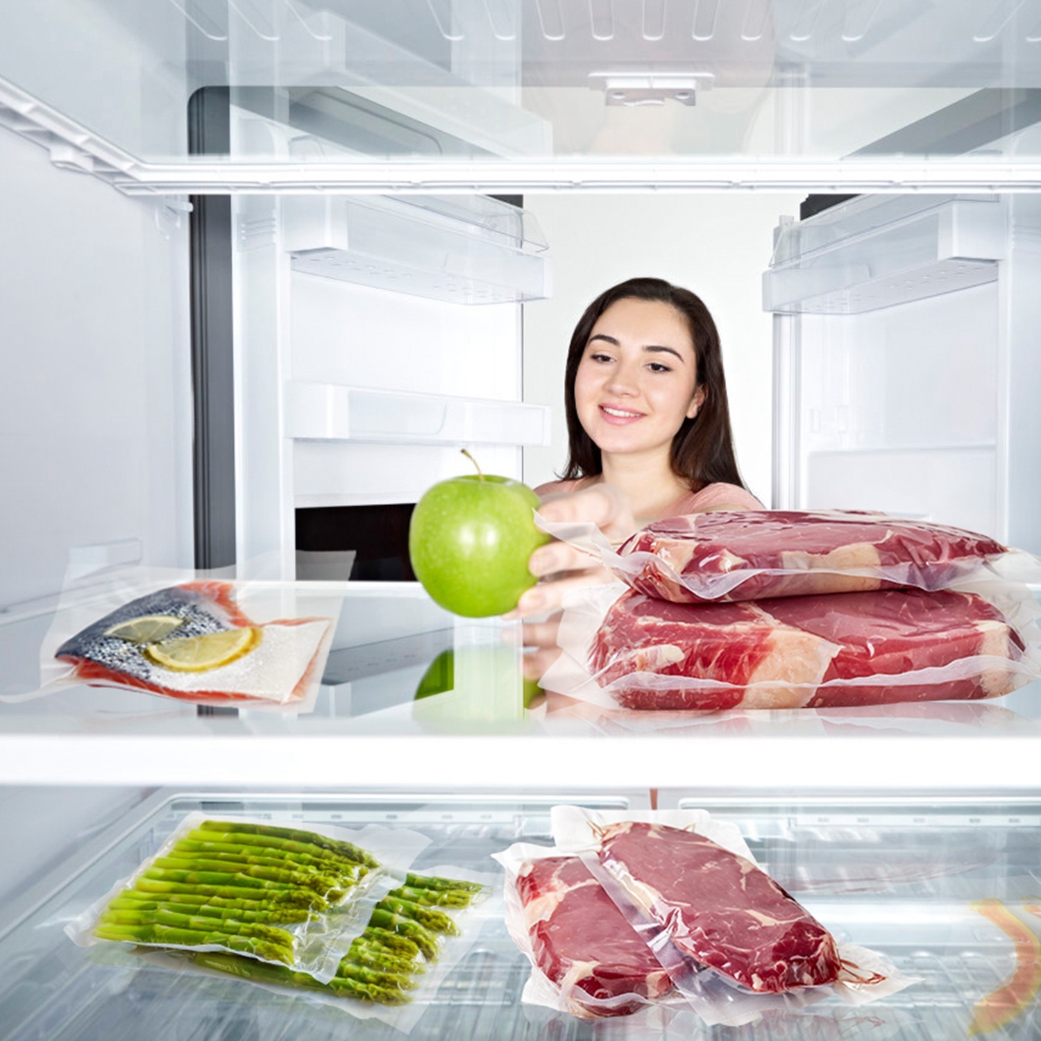 Electric Vacuum Sealer Machine Household Automatic Food Vacuum Sealer Quick Sealing System Machine For Food Dry Moist Food - Image 5