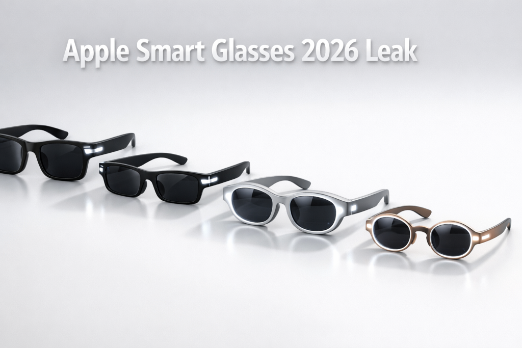 Apple Smart Glasses Leak 2026 4 Stylish Designs Set to Rival Meta Ray-Ban